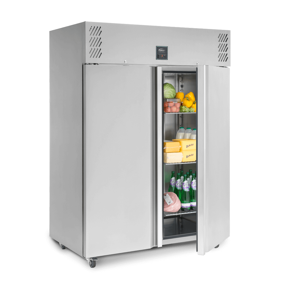 Jade Two Door Upright Refrigerated Cabinet - Stocked