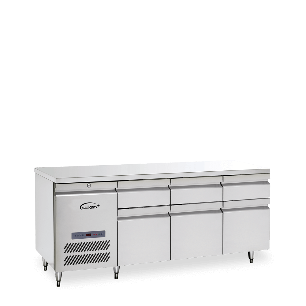 Opal Three Door Counter with Drawers