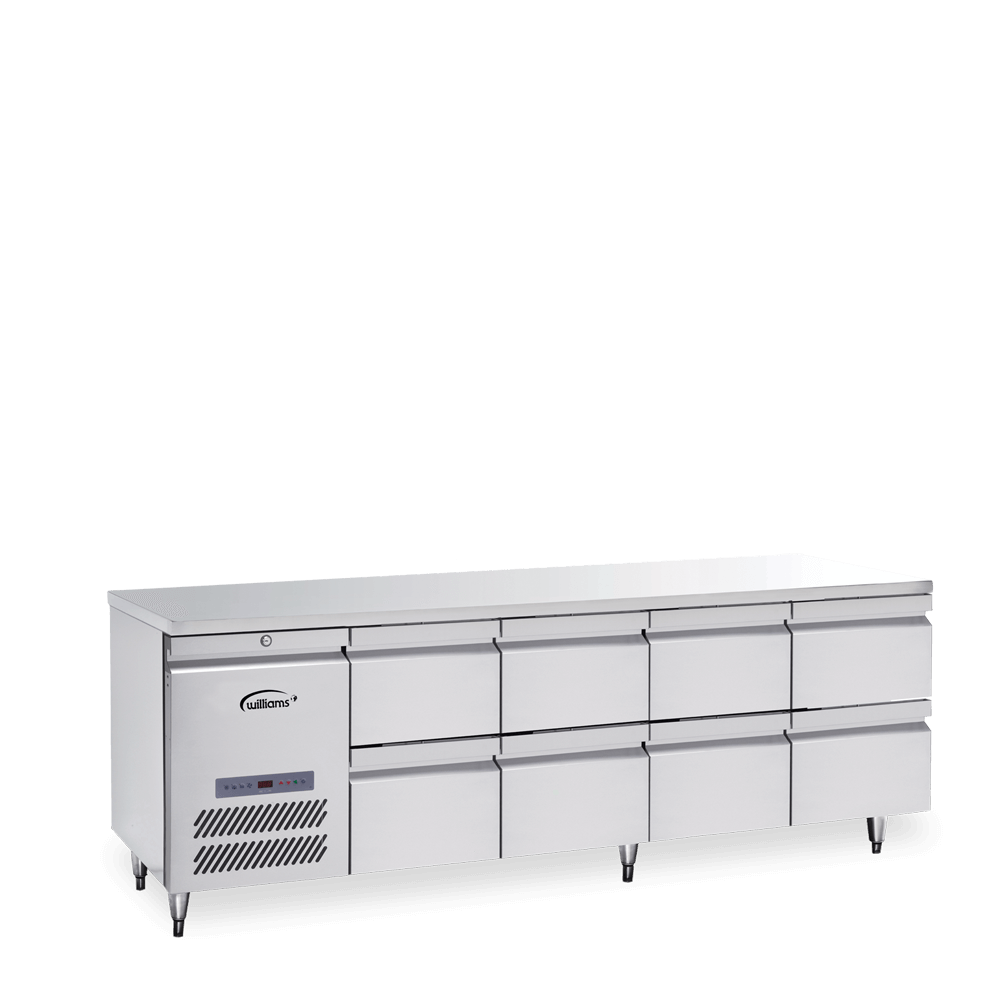Opal Four Door Counter with a Bank of Two Drawers
