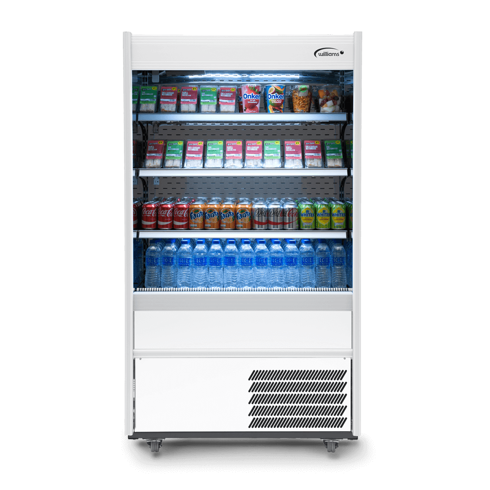 R100WCN - Refrigerated Multideck - Front On - Stocked - Lit
