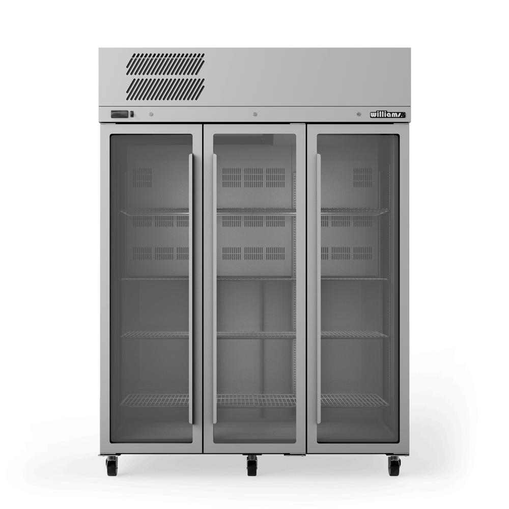 Upright Ruby Star RS3 Cabinet - Glass Doors - Front On
