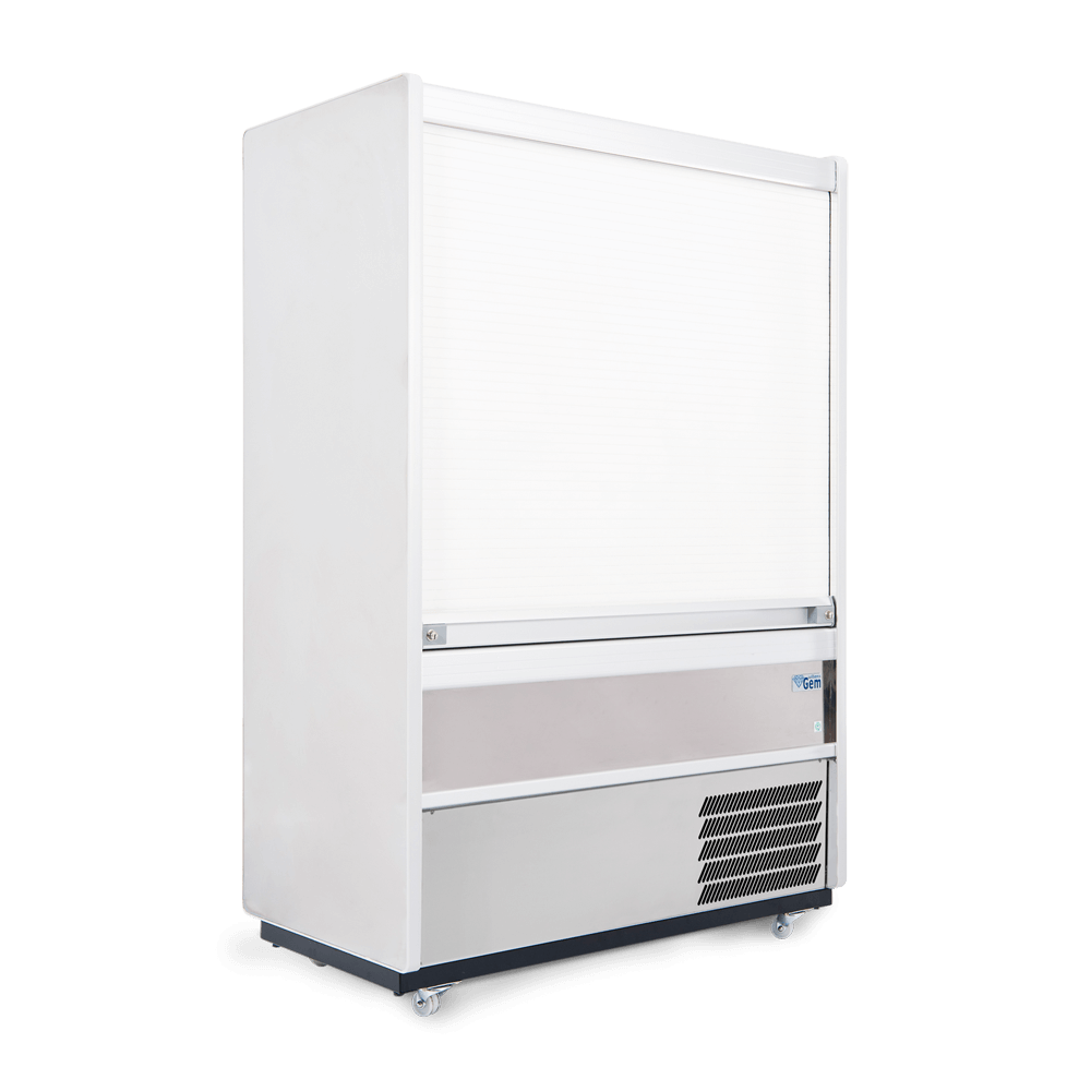 R125SCS - Refrigerated Multideck - Security Shutter Closed - Side On