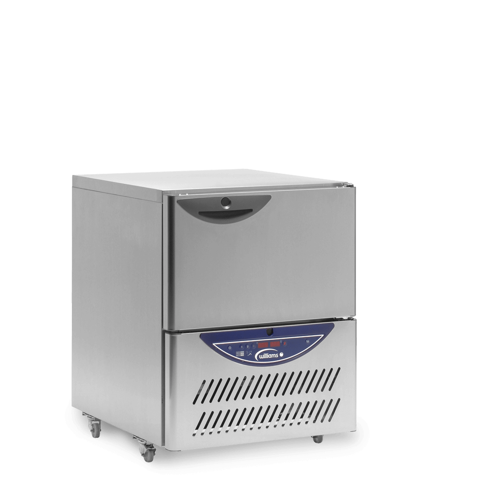 WBC10 - Undercounter Blast Chiller - Front on - Open - Closed