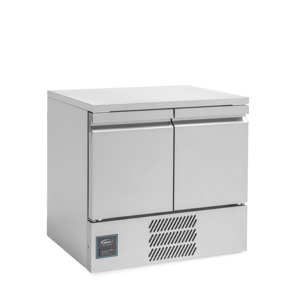 Aztra AZ10CT Two Door Undercounter Refrigerated Cabinet - Side On.