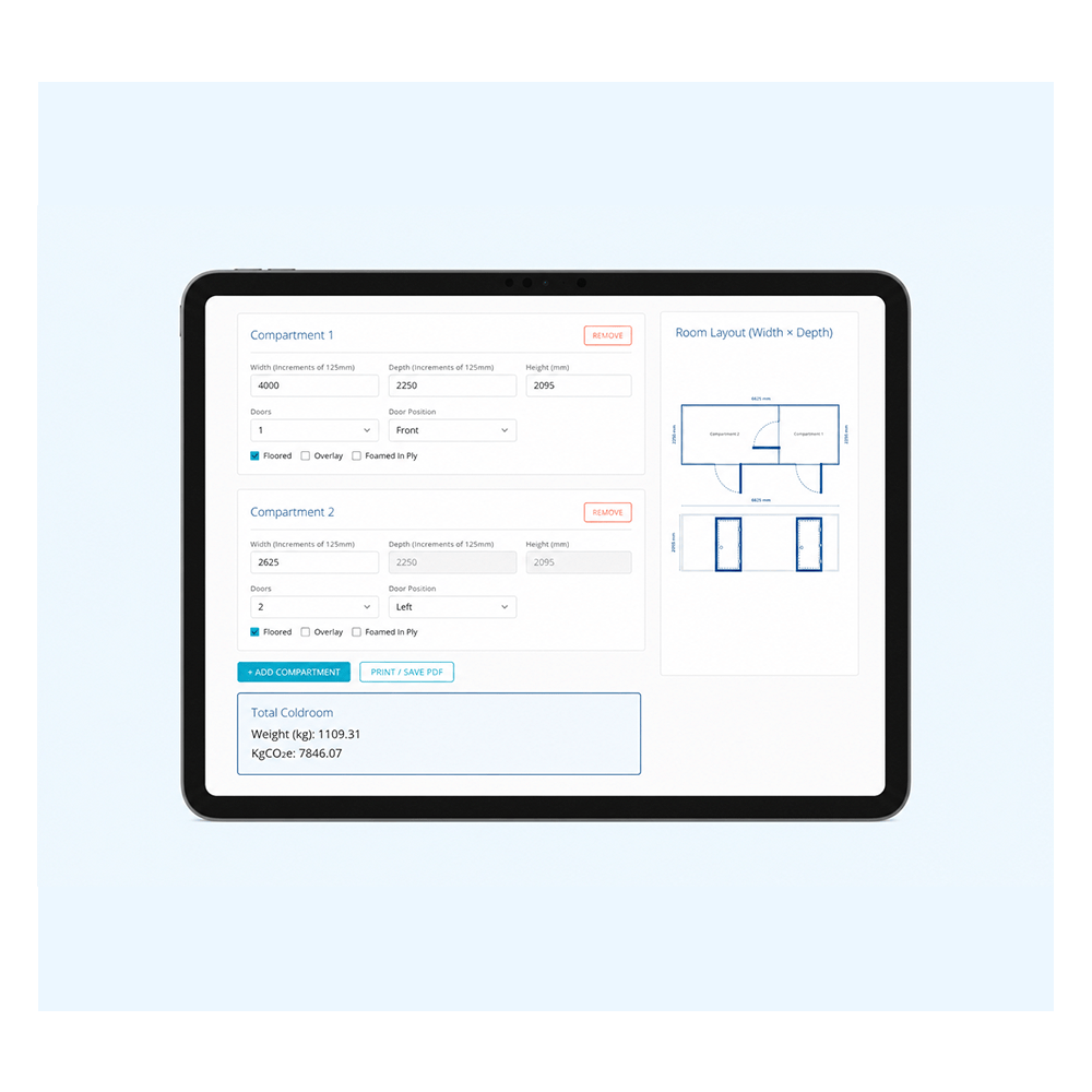 Coldroom Carbon Calculator